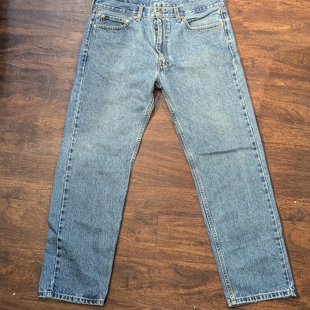 Levi's 505 Men's Straight Blue Jeans
